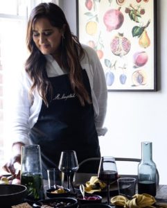 Saima Khan in her kitchen