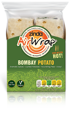 high protein vegetarian food wrap palm oil free