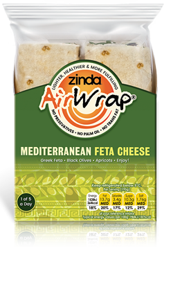 zinda feta cheese food wraps in plastic free packagings